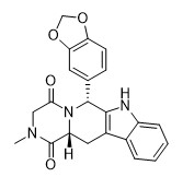 API ระหว่าง Cialis CAS No.171596-29-5 ขาว สีผง ความบริสุทธิ์ 99% C22H19N3O4