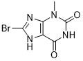 APIs Intermediates 8-Bromo-3-methyl-3,7-dihydropurine-2,6-dione CAS No. 93703-24-3 ผงสีขาวนวล 99%