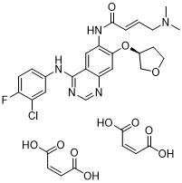 Afatinib Dimaleate หมายเลข CAS 850140-73-7 ผงสีเหลืองอ่อน C32H33ClFN5O11