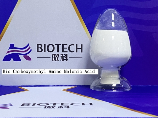 Bis Carboxymethyl Amino Malonic Acid CAS 4379-32-2 C7H9NO8 สีขาวเป็นของแข็งสีขาว