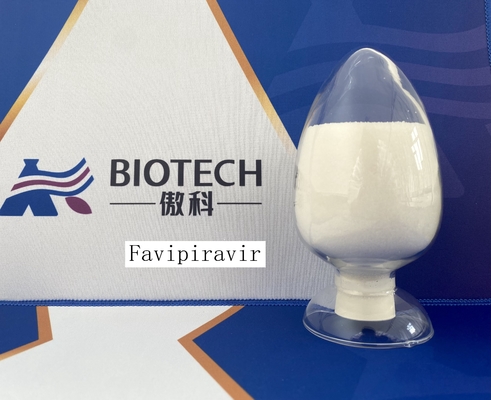 Favipiravir CAS 259793-96-9 ความบริสุทธิ์ 99% สีเหลืองอ่อนถึงขาวเหมือนผงผลึก C5H4FN3O2
