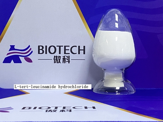 H-Tle-NH2.HCl CAS No 75158-12-2 สำหรับกรดอะมิโน อนุพันธ์ ผงสีขาวถึงขาวบริสุทธิ์ 98%