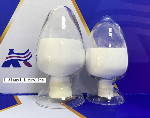 CAS 13485-59-1 H Ala Pro OH ผงสีขาวบริสุทธิ์ 98% L Alanyl L Proline C8H14N2O3 โพลีเปปไทด์สายสั้น
