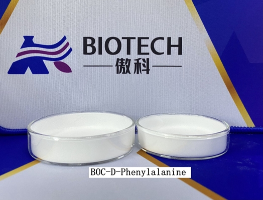 COA Boc D Phe OH หมายเลข CAS 18942-49-9 BOC D Phenylalanine ผงสีขาวบริสุทธิ์ 99%