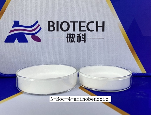 Boc 4 Abz OH CAS No 66493-39-8 สำหรับกรดอะมิโนพิเศษผงสีขาวบริสุทธิ์ 98%