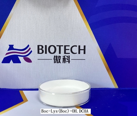 Boc-Lys (Boc) -OH.DCHA หมายเลข CAS 15098-69-8 สำหรับอนุพันธ์กรดอะมิโน ผงสีขาว ความบริสุทธิ์ 99%
