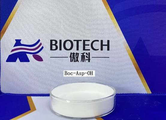Boc-Asp-OH หมายเลข CAS 13726-67-5 สำหรับอนุพันธ์กรดอะมิโน ผงสีขาว ความบริสุทธิ์ 99%