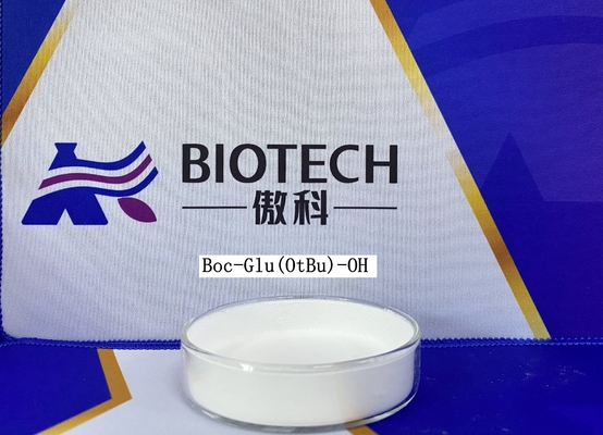 Boc-Glu (OtBu) -OH CAS No 24277-39-2 สำหรับอนุพันธ์กรดอะมิโน ผงสีขาว ความบริสุทธิ์ 99%