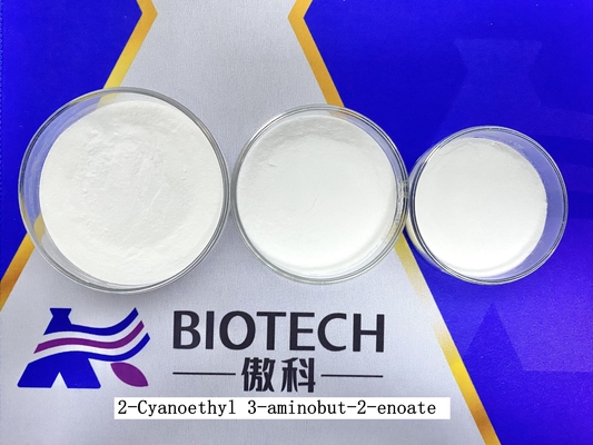 2 Cyanoethyl 3 Aminobut 2 Enoate CAS No 43107-08-0 ผงสีขาว 98%