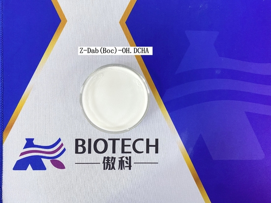 CAS No 3350-13-8 กรดอะมิโนพิเศษ Z Dab Boc OH DCHA ผงสีขาวบริสุทธิ์ 98%