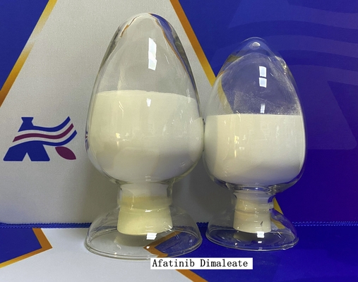 Afatinib Dimaleate หมายเลข CAS 850140-73-7 ผงสีเหลืองอ่อนบริสุทธิ์ 99% C32H33ClFN5O11