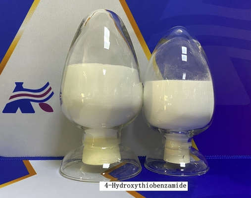 4-Hydroxythiobenzamide CAS 25984-63-8 ผงสีเหลืองอ่อนบริสุทธิ์ 98% C7H7NOS