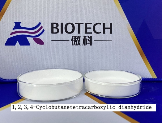 1,2,3,4-Cyclobutanetetracarboxylic Dianhydride CAS 4415-87-6 ของแข็งสีขาว 99% C8H4O6
