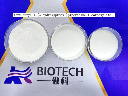 สารผสม Heterocyclic Tert-Butyl 4- ((3-Hydroxypropyl)-1-Carboxylate 97% CAS 156185-63-6