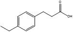3- (4-Ethylphenyl) Propanoic Acid Heterocyclic Compound CAS 64740-36-9 ความบริสุทธิ์ 98%