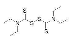 โลหะคีเลตโครมาโตกราฟี Tetraethylthiuram Disulfide CAS No. 97-77-8 C10H20N2S4 ความบริสุทธิ์ 95%