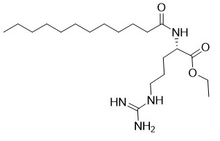 97% Ethyl Lauroyl Arginate CAS 48076-74-0 ผงสีขาว C20H40N4O3 วัตถุเจือปนอาหาร
