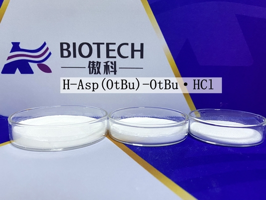 ความบริสุทธิ์ 98% CAS 1791-13-5 อนุพันธ์ของกรดอะมิโน H-Asp(OtBu)-OtBu·HCl C12H24ClNO4