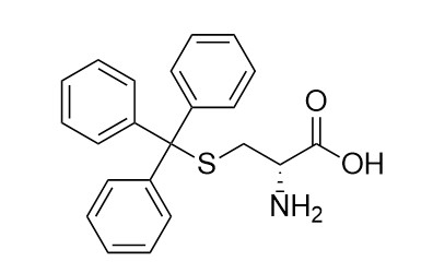 CAS 25840-82-8 อนุพันธ์ของกรดอะมิโน 98% S-Trityl-D-Cysteine ​​C22H21NO2S
