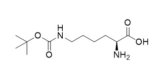 H-Lys ((Boc) -OH CAS No 2418-95-3 ขาวหรือขาวไม่ขาว ขาวบริสุทธิ์ 98% ความบริสุทธิ์สูง สําหรับการผลิตยา