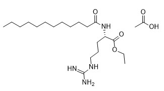CAS 92071-96-0 วัตถุเจือปนอาหารเพื่อสุขภาพ N Alpha Lauroyl Arginine Ethyl Ester Acetate