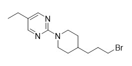 COA สารเคมีที่กําหนดเอง C14H22BrN3 2 4 3 Bromopropyl Piperidin 1 Yl 5 Ethylpyrimidine