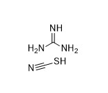 CH5N3.CHNS Fine Chemicals Guanidine Thiocyanate CAS No 593-84-0 ผลึกสีขาว