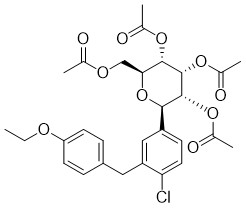 (2R,3R,4R,5S,6S)-2-(Acetoxymethyl)-6- (4-Chloro-3- (4-Ethoxybenz CAS No 461432-25-7 APIs ตัวกลาง