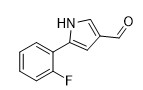 5- (2-Fluorophenyl) -1H-Pyrole-3-Carboxaldehyde CAS 881674-56-2 สีน้ำตาลเหลืองถึงผงสีขาว