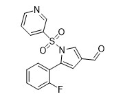 5- (2-Fluorophenyl) -1- (3-Pyridinylsulfonyl) -1H-Pyrrole-3-Carboxaldeh CAS 81677-11-8 ผงสีเหลือง