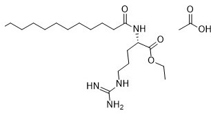 N Alpha Lauroyl Arginine Ethyl Ester Acetate CAS 92071-96-0 วัตถุเจือปนอาหารเพื่อสุขภาพ