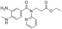 Ethyl N-[3-amino-4-(methylamino)benzoyl]-N-pyridin-2-yl-beta-alaninate CAS No.212322-56-0 ผงสีขาวถึงสีเหลืองอ่อน