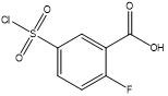 5- (คลอโรซัลโฟนิล)-2-Fluorobenzoic Acid Heterocyclic Compound CAS No.37098-75-2