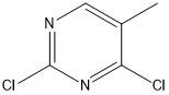 2,4-Dichloro-5-Methylpyrimidine APIs Intermediates CAS 1780-31-0 ความบริสุทธิ์ 98% C5H4Cl2N2