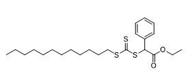เอทิล 2-((((dodecylthio)carbonothioyl)thio)-2-phenylacetate CAS No. 1079398-19-8 ความบริสุทธิ์ 95%
