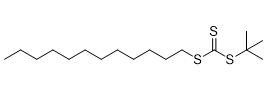 โลหะคีเลตโครมาโตกราฟี Tert-butyl dodecyl carbonotrithioate หมายเลข CAS： 1186022-26-3 C17H34S3 95%