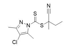 2'-Cyanobutan-2'-yl-4-Chloro-3,5-dimethylpyrazole-1-carbodithioate C11H14ClN3S2 ความบริสุทธิ์ 95%