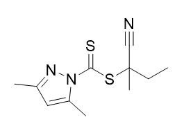 โลหะคีเลตโครมาโตกราฟี 2-Cyanobutan-2-yl 3,5-dimethyl-1H-pyrazole-1-carbodithioate C11H15N3S2
