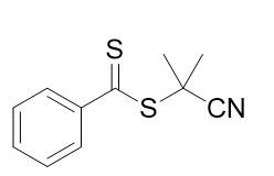 2-Cyanopropan-2-yl Benzodithioate CAS No. 201611-85-0 C11H11NS2 ผงสีน้ำตาลแดงม่วง 97%