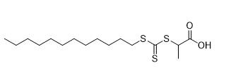 โลหะคีเลตโครมาโตกราฟี 2- (Dodecylthiocarbonothioylthio) กรดโพรพาโนอิก CAS No. 558484-21-2 C16H30O2S3 97%
