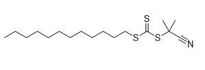2-Cyano-2- [(dodecylsulfanylthiocarbonyl)sulfanyl]propane CAS No. 870196-83-1 C17H31NS3 ของแข็งสีเหลือง