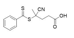 4-Cyano-4-(Phenylcarbonothioylthio)Pentanoic Acid หมายเลข CAS 201611-92-9 C13H13NO2S2 ผงสีม่วงแดงเหลืองแดง