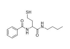 N- (1- (บิวทิลอะมิโน)-4-Mercapto-1-Oxobutan-2-Yl) เบนซาไมด์เมทัลคีเลตโครมาโตกราฟี CAS 756866-27-0 ความบริสุทธิ์ 95%