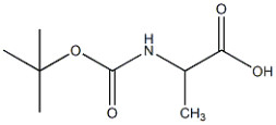 ความบริสุทธิ์สูง N- Tert-Butoxycarbonyl -L-Alanine CAS 15761-38-3 ขาวผง MF C8H15NO4 EINECS เลขที่ 239-847-8