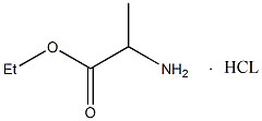 อนุพันธ์ของกรดอะมิโน (S) -Ethyl 2-aminopropanoate hydrochloride CAS.1115-59-9 ความบริสุทธิ์ของผงสีขาว 98%