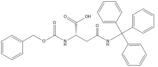 Z-Asn(Trt)-OH อนุพันธ์ของกรดอะมิโน หมายเลข CAS 132388-57-9 ความบริสุทธิ์ 98% C31H28N2O5