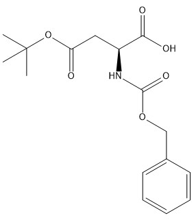ความบริสุทธิ์ 98% หมายเลข CAS 5545-52-8 Z-Asp(OtBu)-OH C16H21NO6 อนุพันธ์ของกรดอะมิโน
