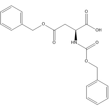C19H19NO6 อนุพันธ์ของกรดอะมิโนความบริสุทธิ์ 98% CAS 3479-47-8 Z-Asp (OBzl) -OH ผง
