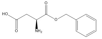CAS 7362-93-8 อนุพันธ์ของกรดอะมิโนความบริสุทธิ์ 98% H-Asp-OBzl C11H13NO4 ของแข็งสีขาว