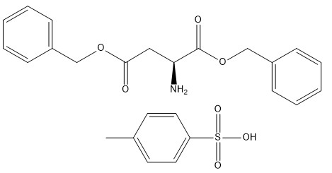 98% CAS 2886-33-1 H-Asp(OBzl)-OBzl·Tos อนุพันธ์ของกรดอะมิโนผงสีน้ำตาลอ่อน C25H27NO7S